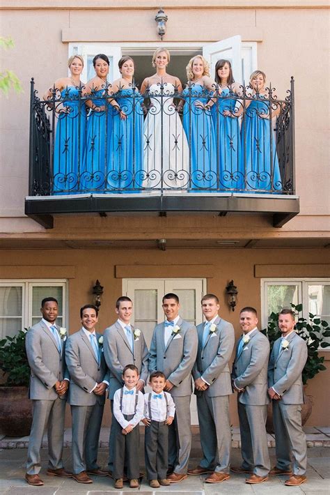 Charleston Wedding - Gray Groomsmen Suits - Baby Blue Wedding - Cool ...