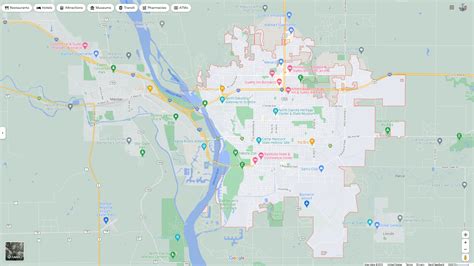 Bismarck North Dakota Map - United States