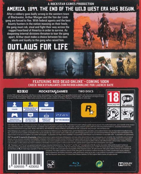 Red Dead Redemption II (2018) box cover art - MobyGames