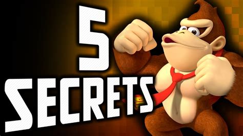 5 SECRETS sur DONKEY KONG - YouTube