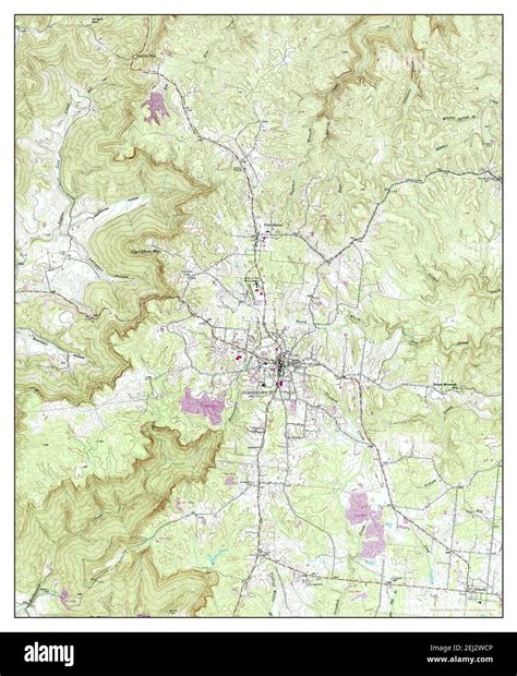 Jamestown, Tennessee, map 1954, 1:24000, United States of America by ...