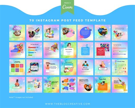 Creative kids, Instagram Post Templates, Canva Template - The Blog Creative