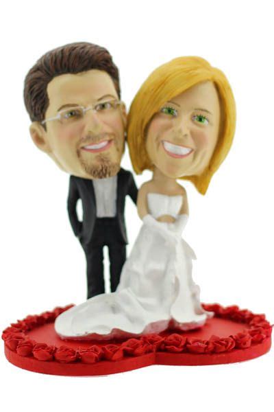 Custom Bobbleheads, Custom Bobblehead, Wedding & Couples, Clonface.com | Wedding couples ...