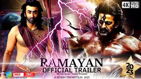 Ramayan Official Trailer | 4K | Hrithik Roshan | Ranbir Kapoor | Nitesh ...