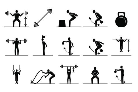 Fitness Icon Set | Fitness icon, Endurance workout, Popular workouts