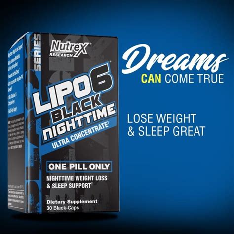 Nutrex Lipo 6 Black Nighttime: Burn Fat While You Sleep!