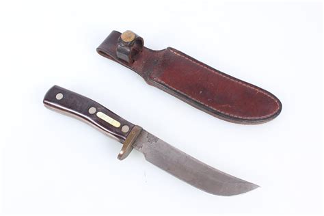 Lot - Schrade Walden 165 Old - Timer Hunting Knife