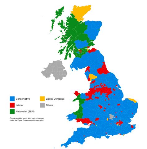 Map Of Uk Parliamentary Constituencies - Ashlan Ninnetta