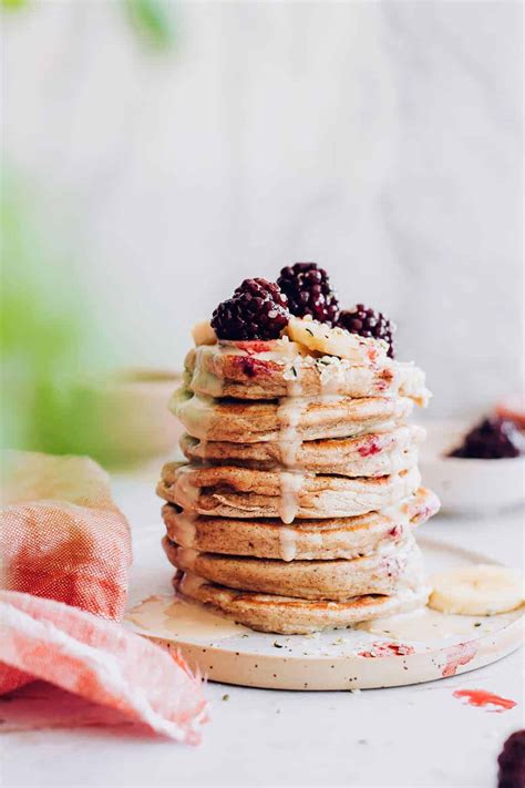 Quick + Easy Protein Pancakes (That You Can Make in the Blender!) | Hello Glow