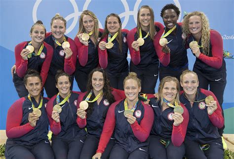 Photo Vault: Gold-Medal U.S. Olympic Women's Water Polo Team in Rio