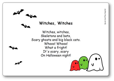 Witches, Witches, Skeletons and Bats - Nursery Rhyme with Lyrics in ...