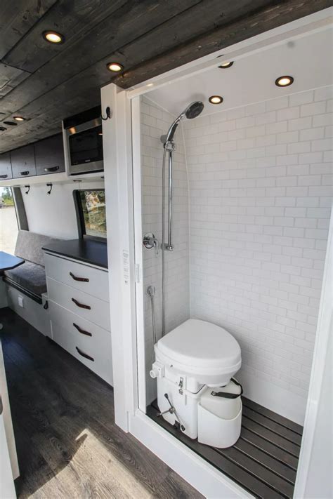 Logan - Freedom Vans | Camper bathroom, Van home, Van interior