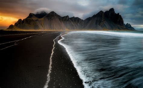 Black Sand Beach Iceland Wallpapers - Wallpaper Cave