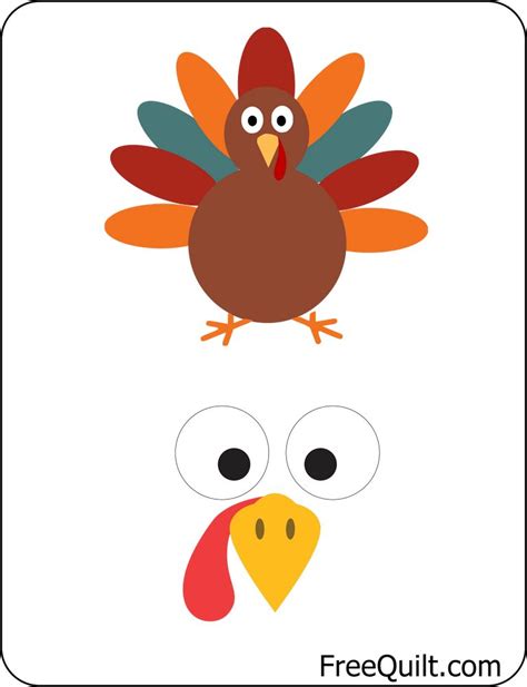 Turkey Eyes Printable