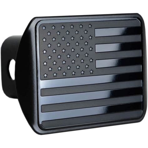 bparts American Black Flag Trailer Metal Hitch Cover Fits 2" Receivers ...