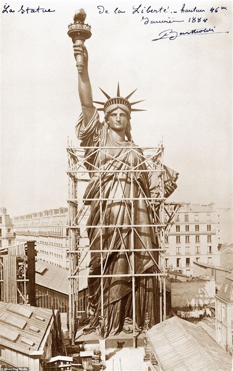 Incredible photos show the Statue of Liberty before it was shipped to ...