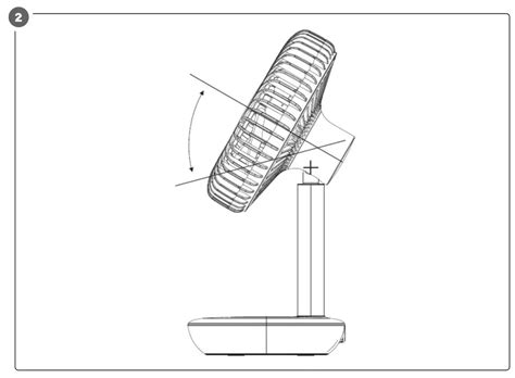 anslut 022491 Battery Powered Table Fan User Manual
