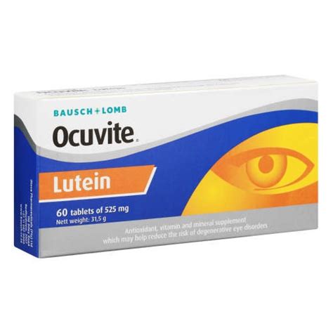 Mays Chemist | OCUVITE LUTEIN TABLETS - 60's