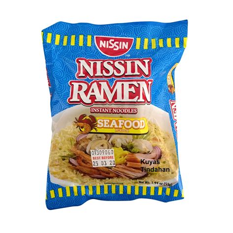 Nissin Ramen Instant Noodles Seafood Flavor 55g - Grocery from Kuya's Tindahan UK