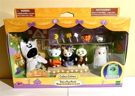 Sylvanian Families Calico Critters Halloween Trick or Treat Parade Set Glow NEW 20373220270 | eBay