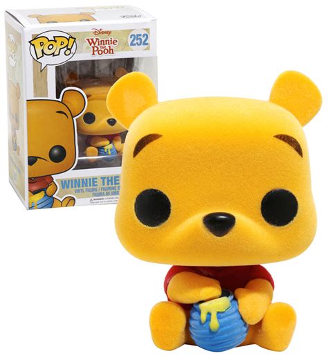 Funko POP! Disney #252 Pooh (Seated - Flocked) EXCLUSIVE New Mint