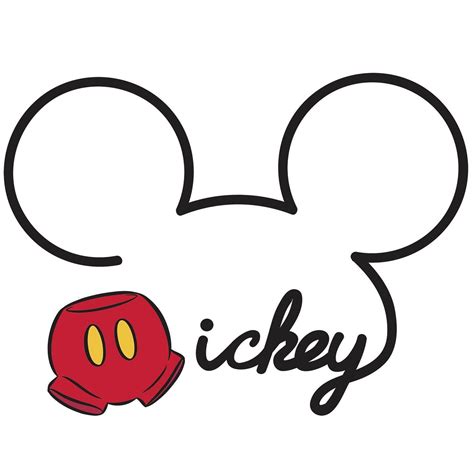 Mickey Mouse Ears Wall Decal - Home Interior Ideas