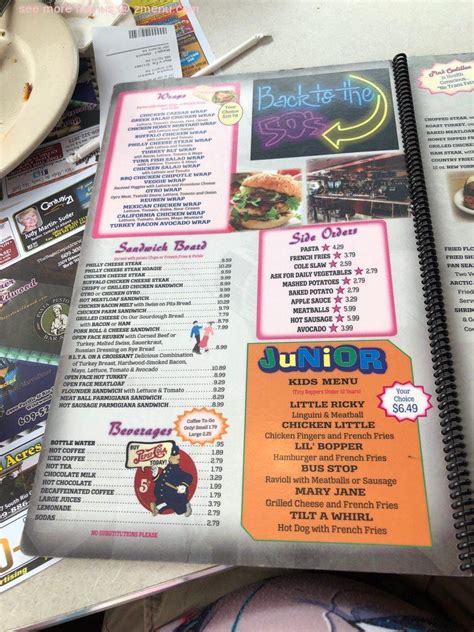 Online Menu of The Pink Cadillac Diner Restaurant, Wildwood, New Jersey ...