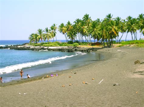 Honomalino Beach, South Kona, Hawaii: Photo by Donald MacGowan | Kona coast, Big island hawaii ...