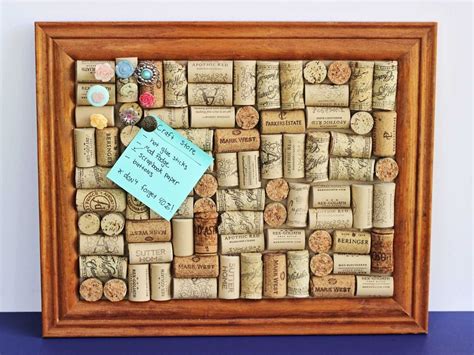 Make Your Own Cork Board with Wine Corks