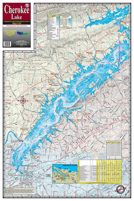 Lake Cherokee #1702 – Kingfisher Maps, Inc.