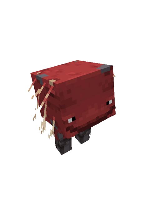 I made the new strider into a happy strider : Minecraft