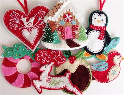 39 Cute Homemade Felt Christmas Ornament Crafts – to Trim the Tree