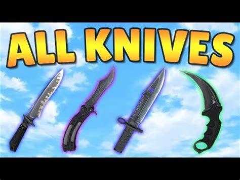 All Knives + Animations - CS:GO - YouTube