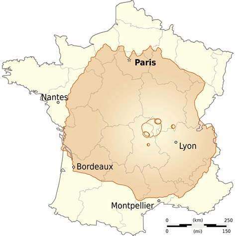 Olympus Mons' base compared to France : MapPorn