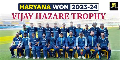 Vijay Hazare Trophy 2023-24: Haryana Defeat Rajasthan