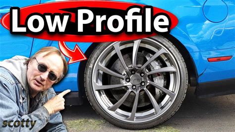 Why Not to Buy Low Profile Tires for Your Car - YouTube