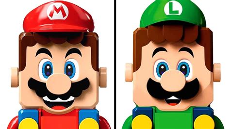 LEGO Mario vs LEGO Luigi (Comparison) - YouTube