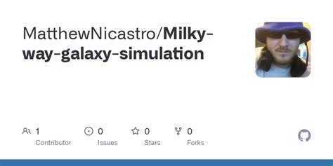 GitHub - MatthewNicastro/Milky-way-galaxy-simulation