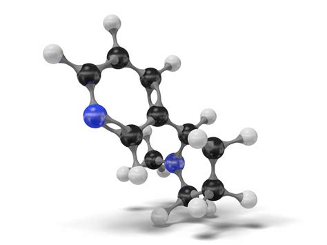 Nicotine molecule c10h14n2 modeled 3D model - TurboSquid 1537471