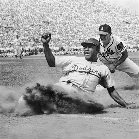 When Jackie Robinson stepped onto Ebbets Field 71 years ago today he changed the world by ...