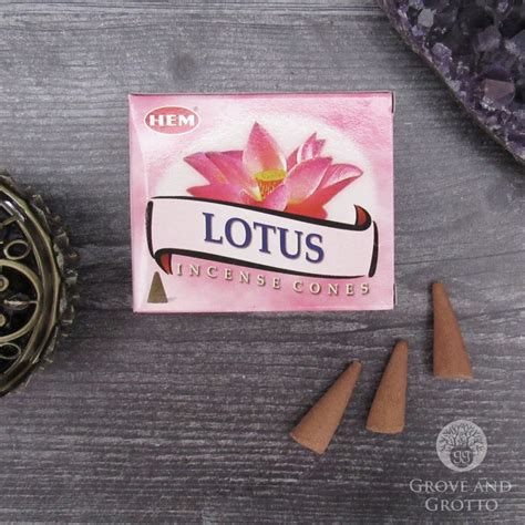 HEM Incense Cones - Lotus – Grove and Grotto