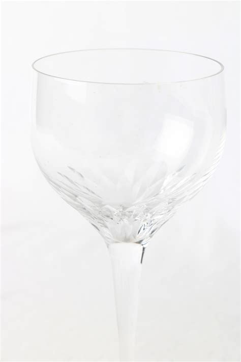 Hand Blown French Crystal Wine Glasses - Set of Seven - Lamb&Newt