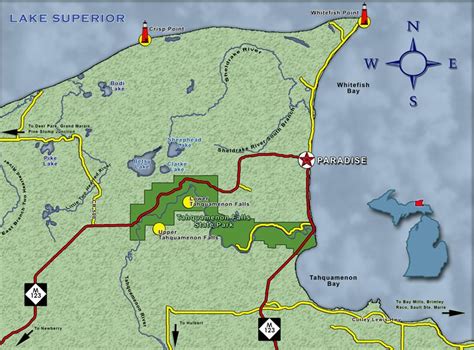 Upper & Lower Tahquamenon Falls are not far from MTU | Fall camping, Tahquamenon falls, Rv travel