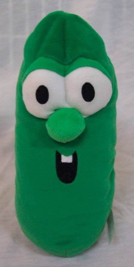 Veggie Tales LARRY CUCUMBER 9" Plush STUFFED ANIMAL Toy | eBay