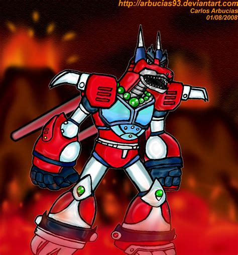 Magma Dragoon by Shinobi-Gambu on DeviantArt