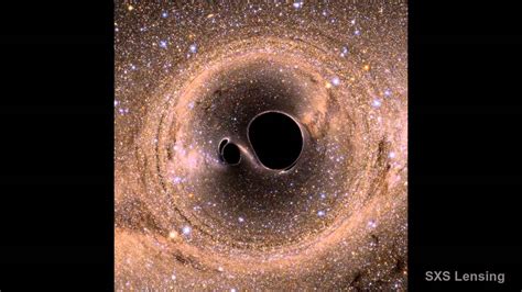 Last few orbits of a binary black hole merger: Face-on - YouTube