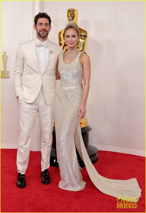 First-Time Nominee Emily Blunt Joined by Husband John Krasinski at Oscars 2024: Photo 5022340 ...