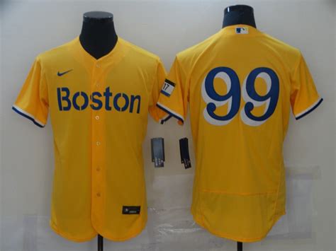 Red Sox 99 Alex Verdugo Gold Nike 2021 City Connect Replica Player ...