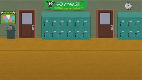 South Park School Hallway 1 (SoT BG) by RoamingBerry on DeviantArt