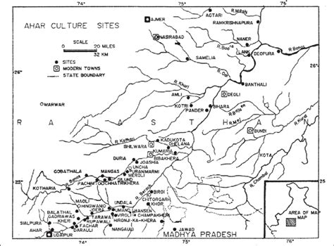 Chalcolithic sites in Rajasthan. | Download Scientific Diagram